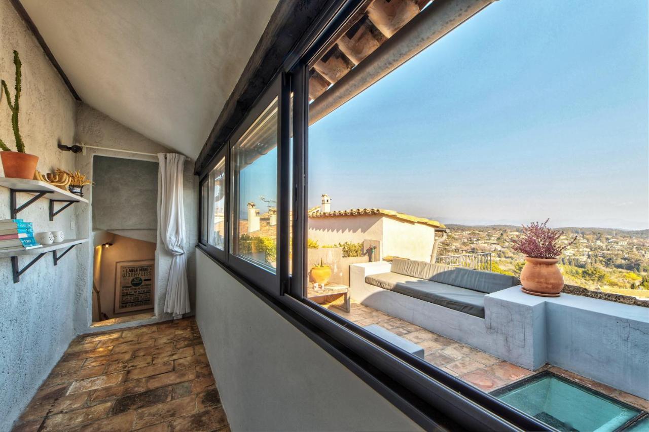 Townhouse Mougins In The Old Village, Fantastic View, Sea And Mountains Exterior foto